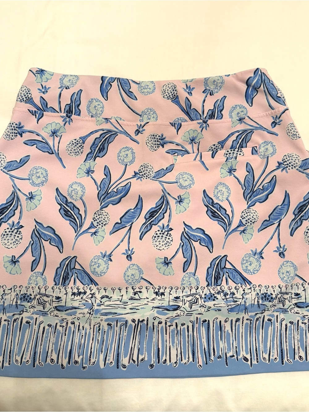 Lilly Pulitzer Luxletic Size 4 Blue and Pink Golf Skort - Picture 2 of 9